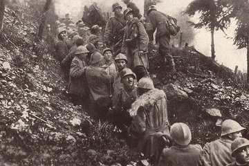 Beginn der 12. Isonzoschlacht Der Erste Weltkrieg